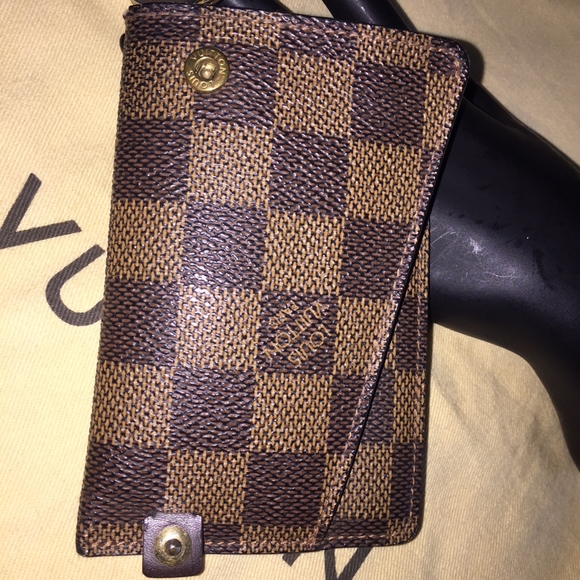 Key Pouch LV Monogram Keychain Wallet, Cardholder | LOUIS  Authentic Louis Vuitton key chain